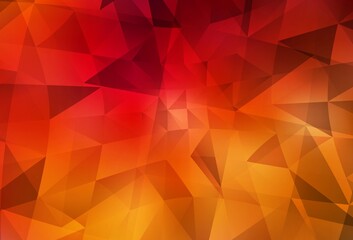 Obraz premium Dark Red vector abstract mosaic backdrop.