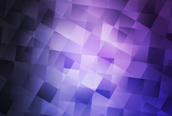 Obraz premium Dark Purple vector texture in rectangular style.