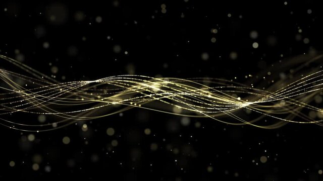 美しい曲線の背景 ループ