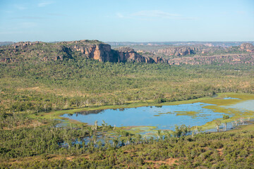 Kakadu National Park ,Northern Territory, Australia. Aerial view of Arnham land and the east Alligator river.