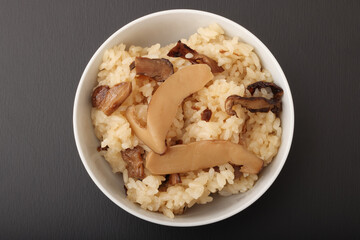 松茸ご飯　おこわ