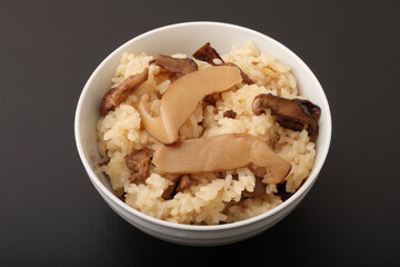 松茸ご飯　おこわ