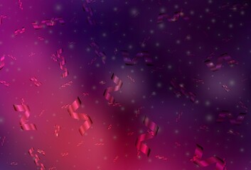 Dark Pink vector layout in New Year style.