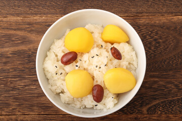 栗ご飯　おこわ