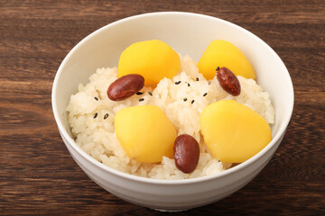 栗ご飯　おこわ