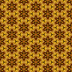 Luxury gold Patterns background. Geometric shapes that overlap each other to form a beautiful shape.