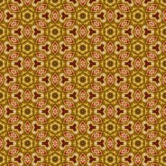 Luxury gold Patterns background. Geometric shapes that overlap each other to form a beautiful shape.
