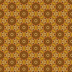 Luxury gold Patterns background. Geometric shapes that overlap each other to form a beautiful shape.