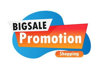 Big sale vector banner design. Big sale special offer text.Vector illustration.