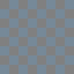 Checkerboard 8 by 8. Light Slate Grey and Grey colors of checkerboard. Chessboard, checkerboard texture. Squares pattern. Background.