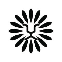 A design featuring a face lion with circle concept. Very suitable in various business purposes who wants to highlight unique logo for animal character also simple and fresh concept.