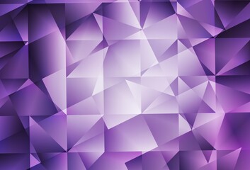 Fototapeta premium Light Purple vector abstract mosaic backdrop.