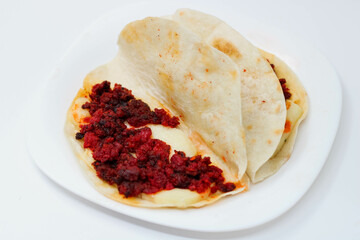 Quesadilla de chorizo
