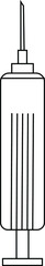 syringe icon vector design template