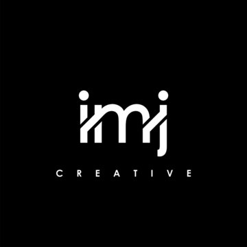 IMJ Letter Initial Logo Design Template Vector Illustration