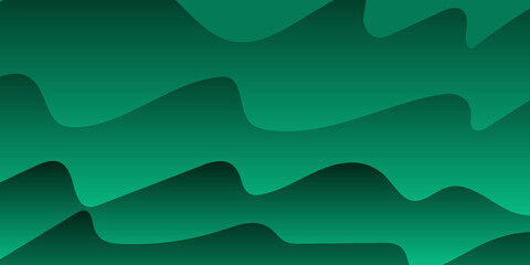Abstract fluid green background