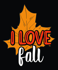 Thanksgiving t-shirt design. Fall t-shirt design.Autumn typography t-shirt design.