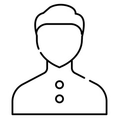 Modern design icon of businessman