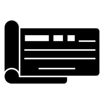 Modern Design Icon Of Checkbook