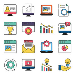 Pack o fBusiness Flat Icons