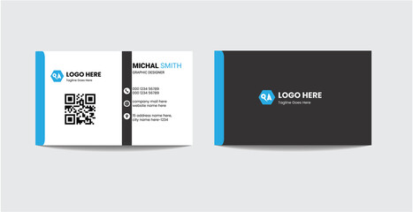 Modern business card template Design