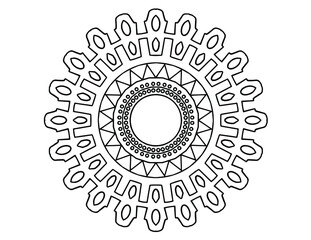 mandala Design for designing, coloring, royal mandala, mehndi, art, black and white mandala
