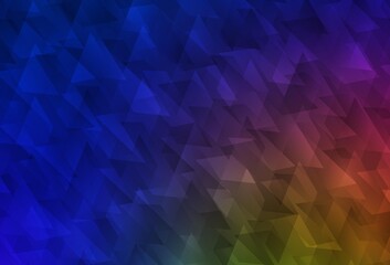 Obraz premium Dark Blue, Yellow vector background with rectangles.