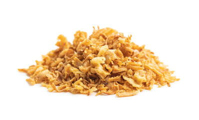 Pieces of fried onions
