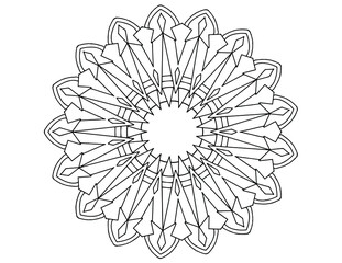 mandala Design for designing, coloring, royal mandala, mehndi, art, black and white mandala
