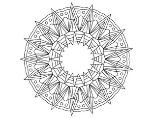 mandala Design for designing, coloring, royal mandala, mehndi, art, black and white mandala
