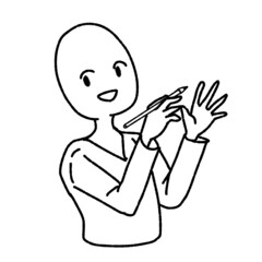 お任せください　ライティング