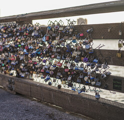 Obraz premium locks of love in san francisco