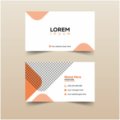  Modern Minimal Business Card Design Vector Template