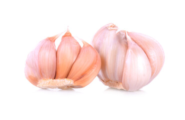 Obraz premium garlic isolated on white background
