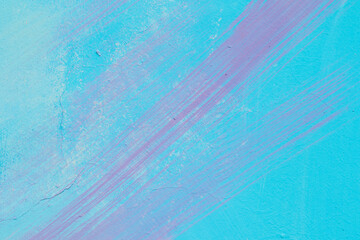 Illustration of blue, white and purple colors paint, abstract and modern drawing art, color