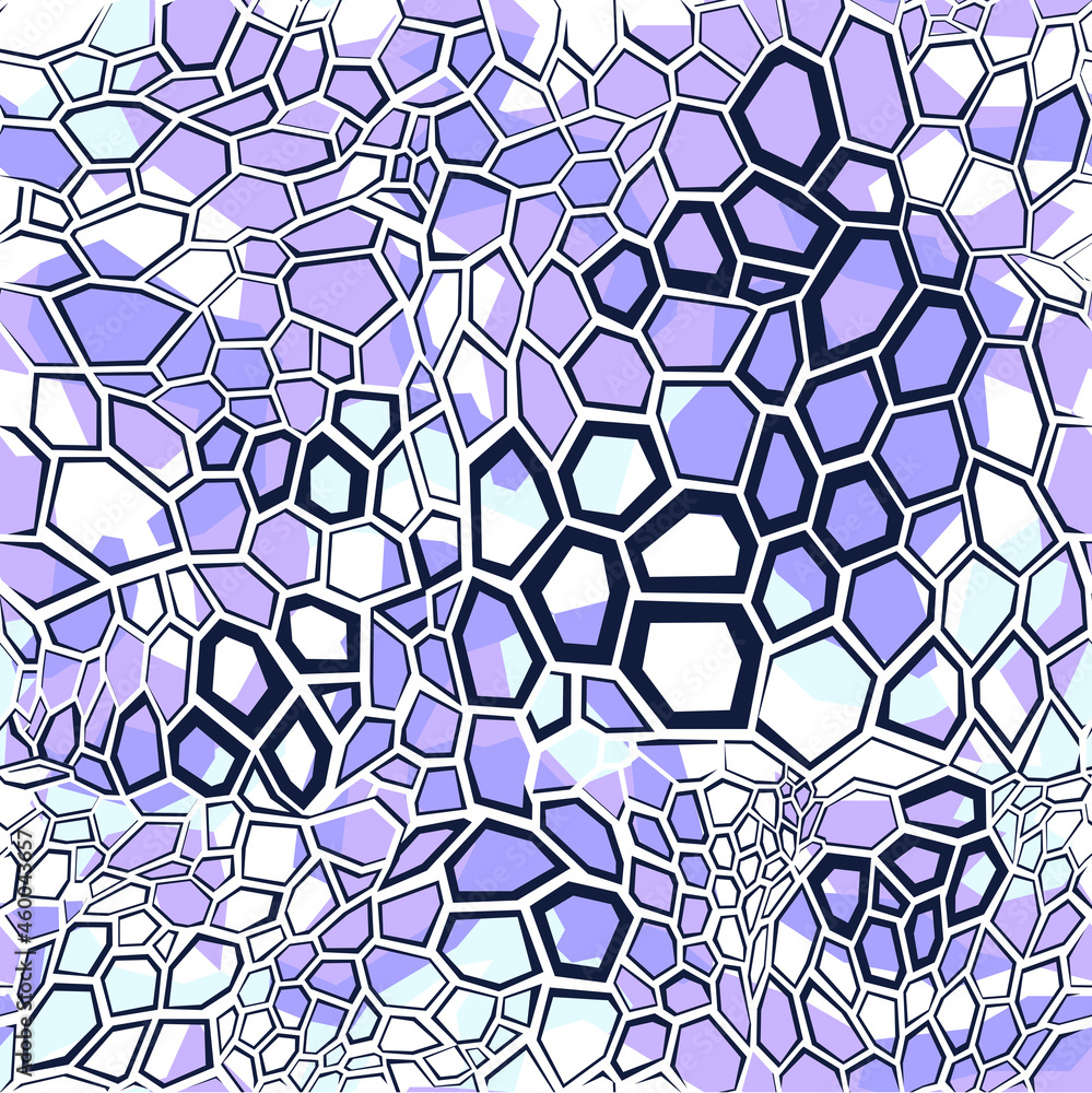 Aufkleber camouflage seamless geometric pattern. abstract camo from hexagonal grid elements. print on fabric o
