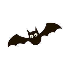 Halloween bat is flying.