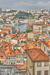 Naklejka na ściany i meble Porto landmarks, HDR Image