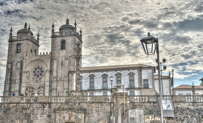 Fototapeta na wymiar Porto landmarks, HDR Image
