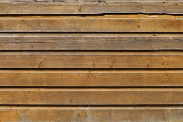 Obraz premium Texture of old wooden boards. Brown rustic wall