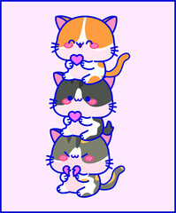 Cute Cat Illustration