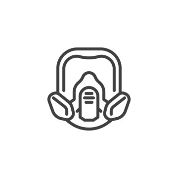 protective mask outline icon clip art preview