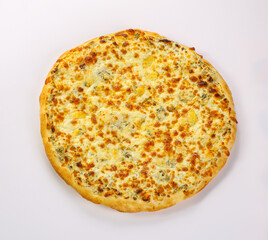 Italian traditional Pizza four cheeses