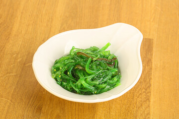Japanese traditional seaweed salad Chukka