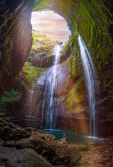 The Majestic Madakaripura Waterfall is the tallest waterfall in East Java, Indonesia. The towering waterfall is fondly dubbed the eternal waterfall.