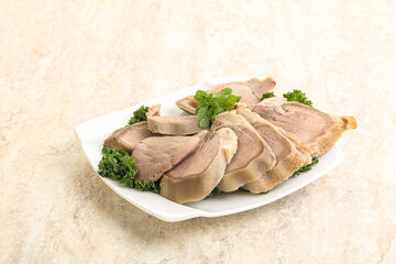 Sliced Pork Tongue snack appetizer