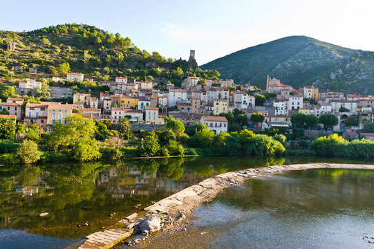Roquebrun, Herault, Languedoc Roussillon, France