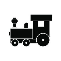 Children train icon Vector. public transport illustration sign. railroad symbol. 