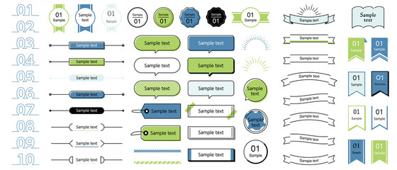 タイトルデザインのセット