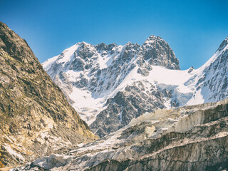 Mount Koshtan-Tau (5151 m) of the Northern Massif of the Main Caucasian ridge